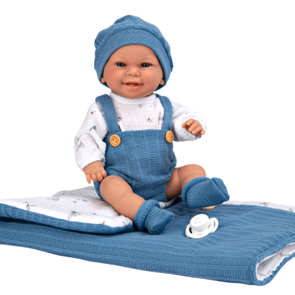 Boneco Elegance Arias Babyto Azul c/ Saco de Dormir 33cm Autobrinca Online