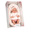 Boneca Elegance Arias Babyto Bege c/ Almofada 33cm Autobrinca Online