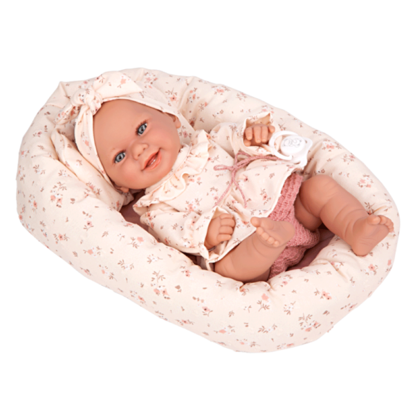 Boneca Elegance Arias Babyto Bege c/ Almofada 33cm Autobrinca Online