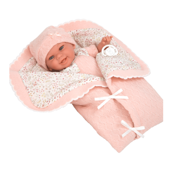 Boneca Elegance Arias Babyto c/ Manta Florida 33cm Autobrinca Online