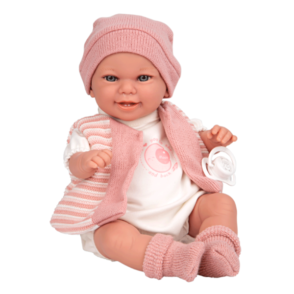 Boneca Elegance Arias Babyto Rosa Sorrisos 35cm Autobrinca Online