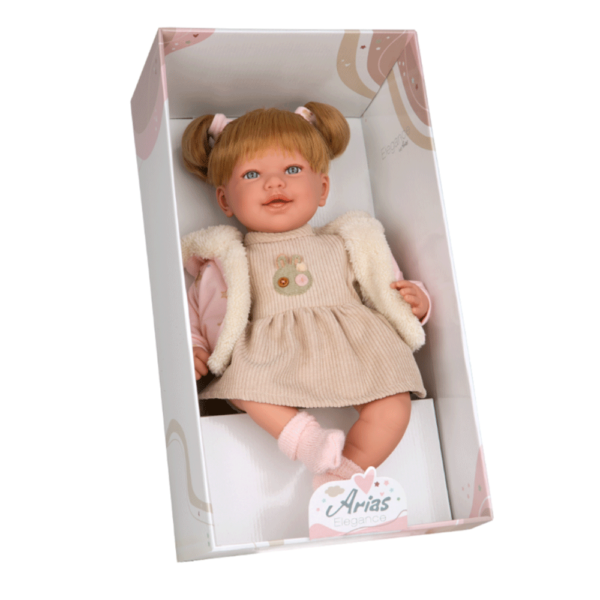 Boneca Elegance Arias Adi Bege 45cm Autobrinca Online