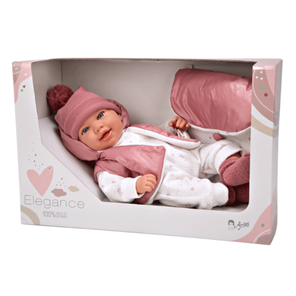 Boneca Elegance Arias Adi Rosa 45cm Autobrinca Online