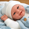 Boneco Elegance Arias Colin Azul c/ Manta 40cm Autobrinca Online