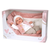 Boneca Elegance Arias Colin Rosa c/ Manta 40cm Autobrinca Online