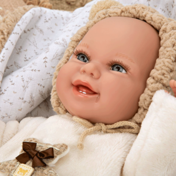Boneca Elegance Arias Babyto c/ Roupa Ursinho Castanho 35cm Autobrinca Online