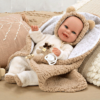 Boneca Elegance Arias Babyto c/ Roupa Ursinho Castanho 35cm Autobrinca Online