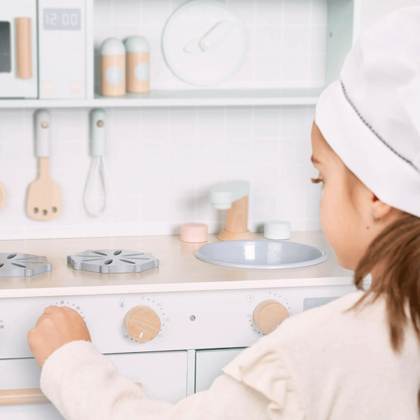 Cozinha de Brincar Kitchenette Madeira Woomax Azul Autobrinca Online
