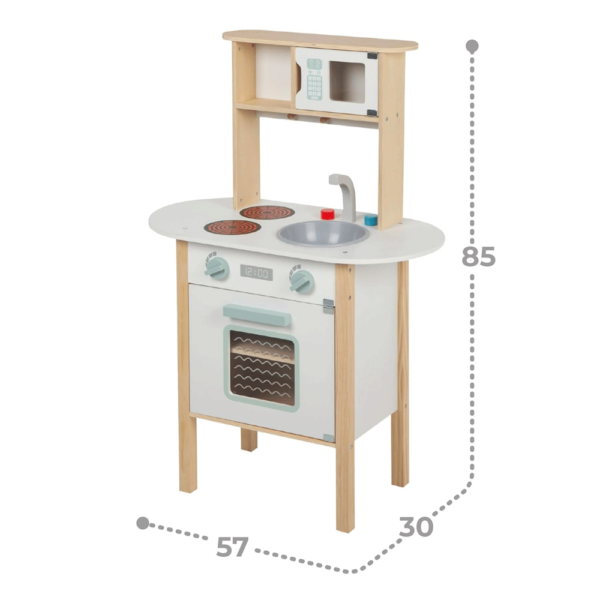 Cozinha de Brincar Madeira Woomax Branca Autobrinca Online