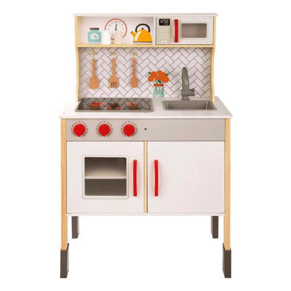 Cozinha de Brincar Madeira Woomax c/ Luz e Som Autobrinca Online