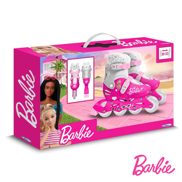 Patins em Linha Stamp Barbie Tam 30-33 Autobrinca Online