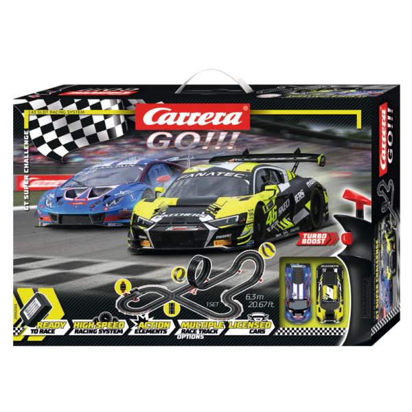 Pista Carrera GO!!! GT Super Challenge 6,3m Autobrinca Online