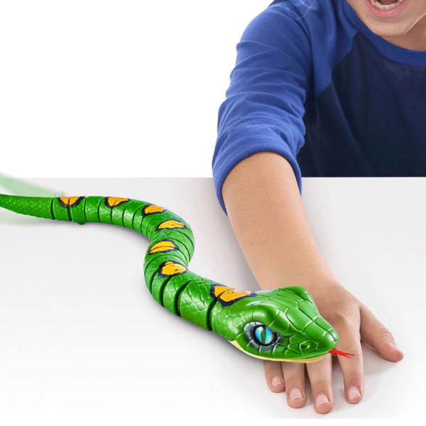 Robo Alive Snake Attack Cobra Verde Autobrinca Online