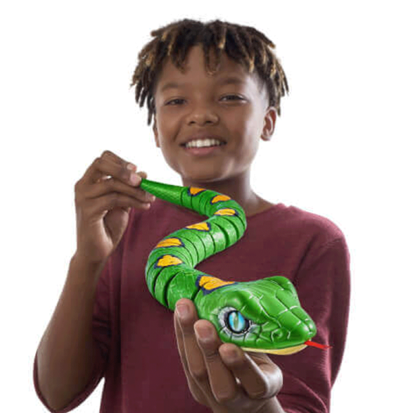 Robo Alive Snake Attack Cobra Verde Autobrinca Online