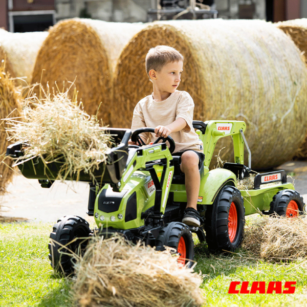 Trator Claas Arion 430 + Reboque Basculante + Pás Autobrinca Online