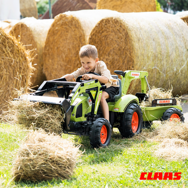 Trator Claas Arion 430 + Reboque Basculante + Pás Autobrinca Online
