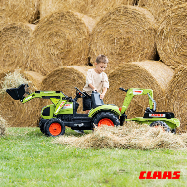 Trator Claas Arion 430 + Reboque Basculante + Pás Autobrinca Online