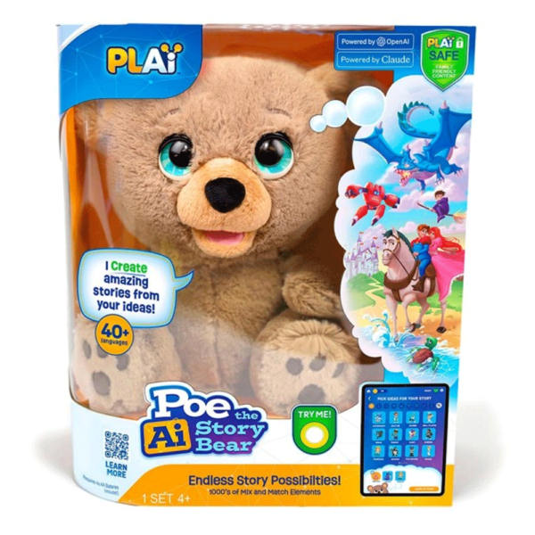 Peluche Poe, Narrador de Histórias c/ Inteligência Artificial Autobrinca Online