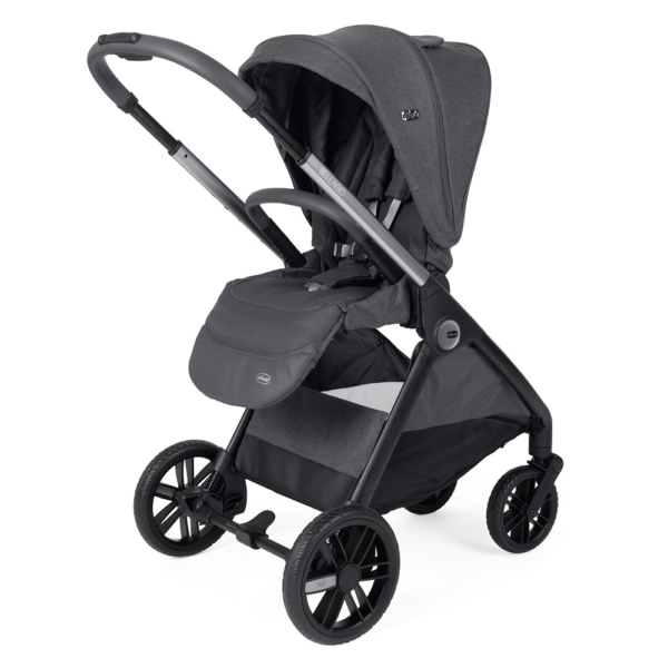Duo Chicco Bellagio c/ First Seat Recline Black Satin c/ Base Isofix Full 360 Autobrinca Online