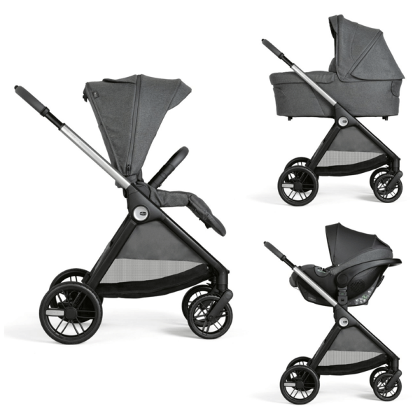 Trio Chicco Bellagio Flexi c/ Kory Plus Black Satin Autobrinca Online