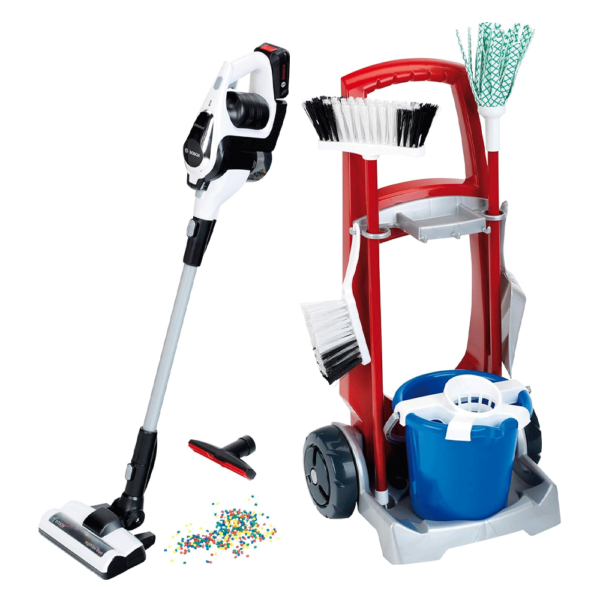 Carrinho de Limpeza c/ Aspirador Vertical Bosch Autobrinca Online
