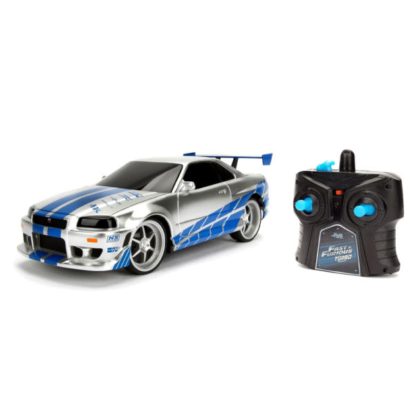 Velocidade Furiosa Carro Nissan Skyline GTR 1:24 RC Autobrinca Online