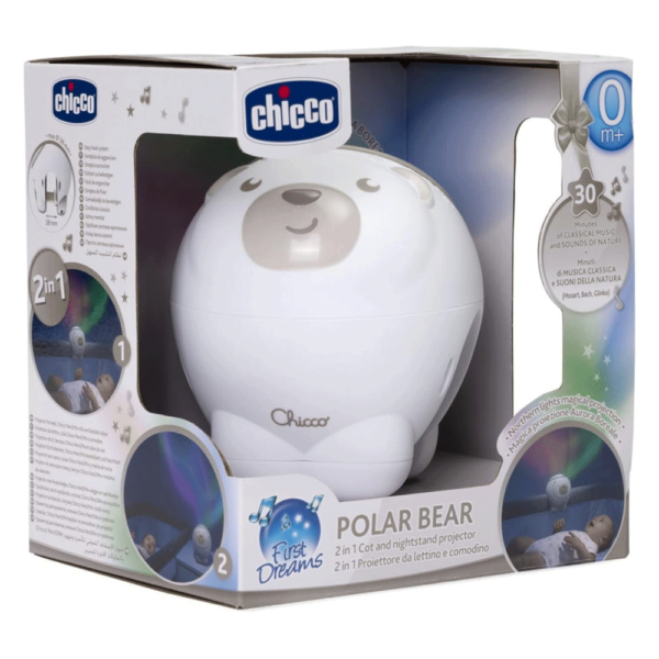 Projetor Chicco Ursinho Polar 2 em 1 Neutro Autobrinca Online