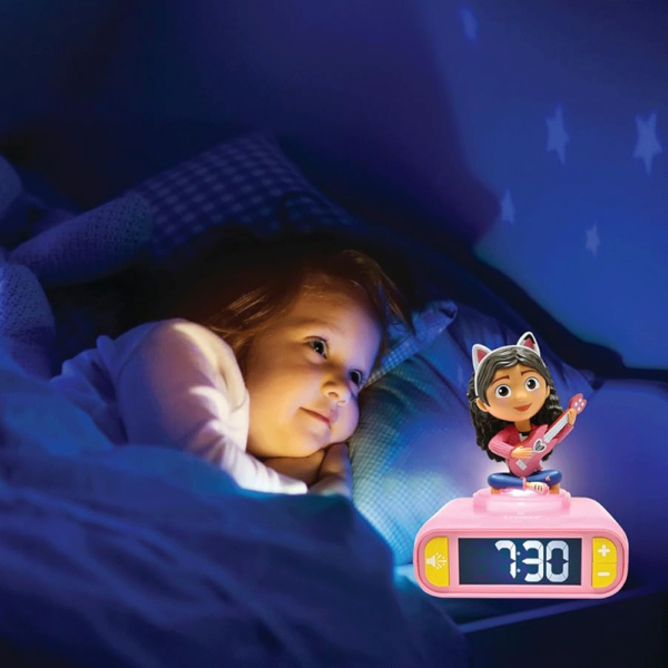 Relógio Despertador Gabby Doll House c/ Luz Noturna Autobrinca Online