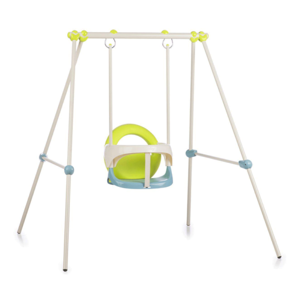 Baloiço Smoby Swing Metal 120cm Verde e Azul Autobrinca Online