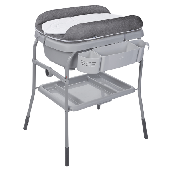 Banheira Vestidor Chicco Cuddle & Bubble Graphite Melange Autobrinca Online