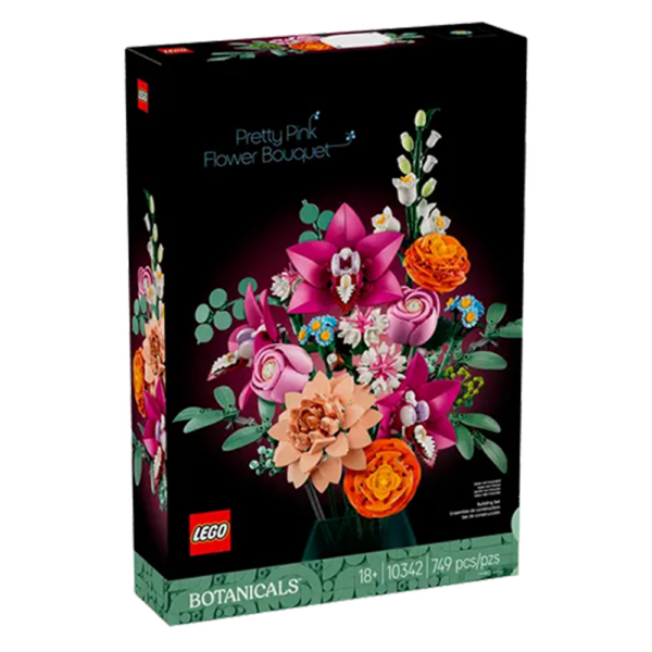 LEGO Botanicals – Ramo de Flores Cor-de-Rosa 10342 Autobrinca Online