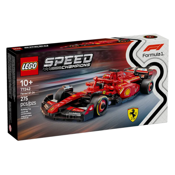LEGO Speed Champions – Carro de Corrida Ferrari SF-24 F1 77242 Autobrinca Online