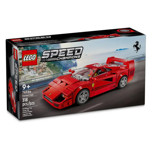 LEGO Speed Champions – Supercarro Ferrari F40 76934 Autobrinca Online