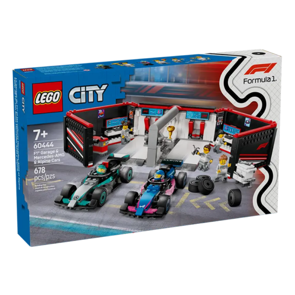 LEGO City – Garagem de F1 e Carros da Mercedes- AMG e Alpine 60444 Autobrinca Online