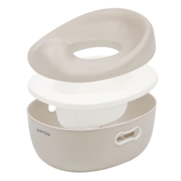Bacio Nattou Potty 3 em 1 Bege Autobrinca Online