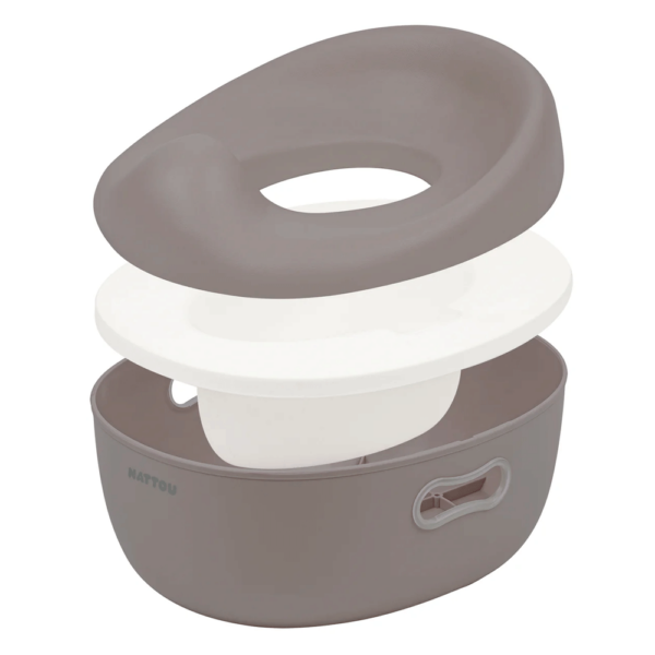 Bacio Nattou Potty 3 em 1 Taupe Autobrinca Online