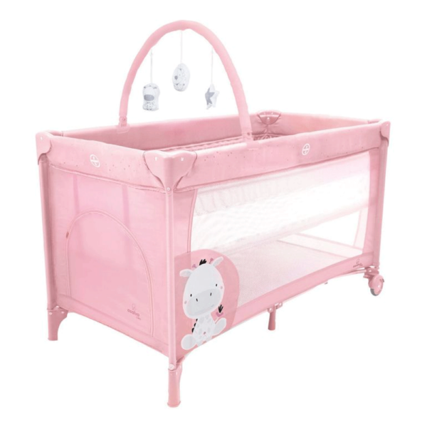 Cama de Viagem Asalvo Complet Duo Baby Girafa Rosa Autobrinca Online