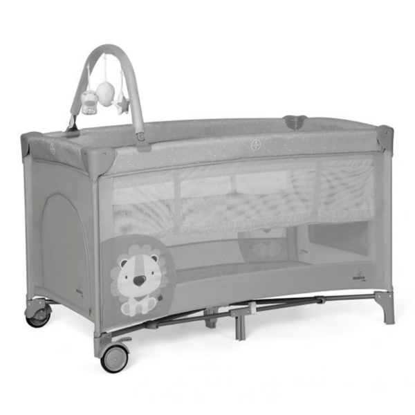 Cama de Viagem Asalvo Complet Duo Baby Leão Cinza Autobrinca Online