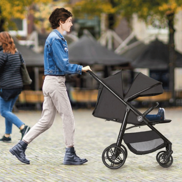 Carrinho de Passeio Asalvo Fiyi Black Autobrinca Online