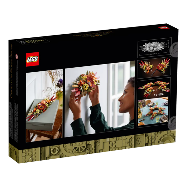 LEGO Icons – Peça de Centro de Flores Secas 10314 Autobrinca Online