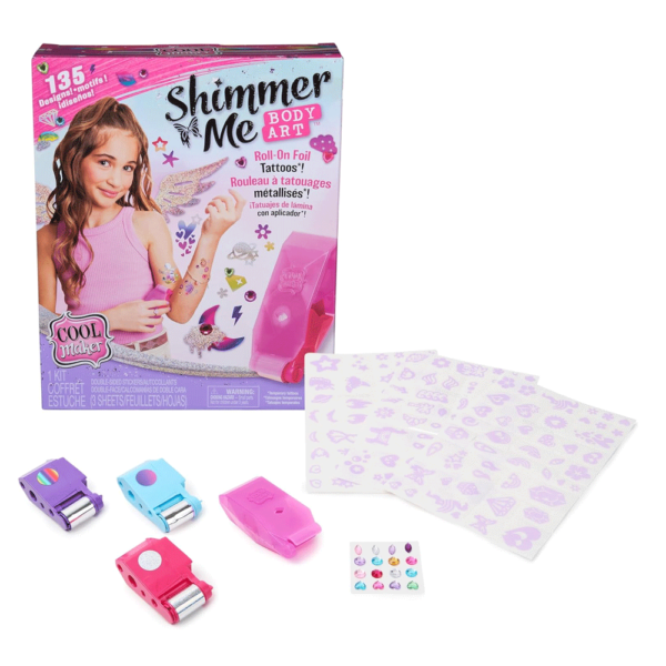 Cool Maker Shimmer Me Body Art Kit Tatuagens Autobrinca Online