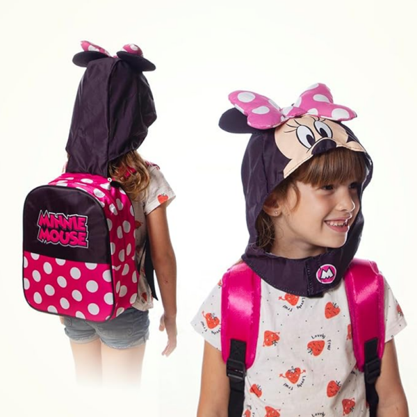 Mochila com Capuz Minnie Mouse Autobrinca Online