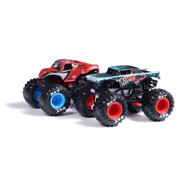 Monster Jam Marvel Pack Venom vs Spider-man 1:64 Autobrinca Online