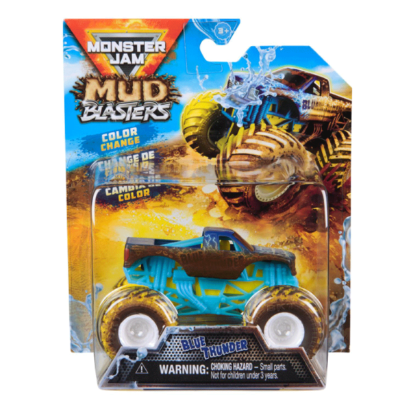 Monster Jam Mud Blasters Color Change – Blister de 1 Veículo 1:64 Autobrinca Online