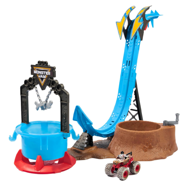 Monster Jam Mud Blasters Monster MUTT Dalmatian Dunk Tank Autobrinca Online