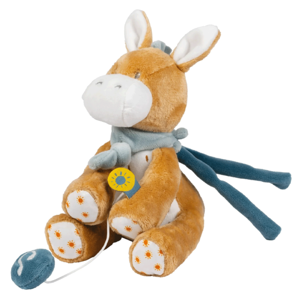 Peluche Nattou Burrinho Leo c/ Melodia Autobrinca Online