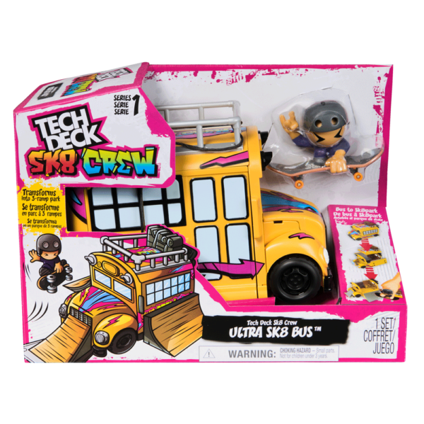 Tech Dech Sk8 Crew – Autocarro Transformável Ultra Sk8 Bus Autobrinca Online