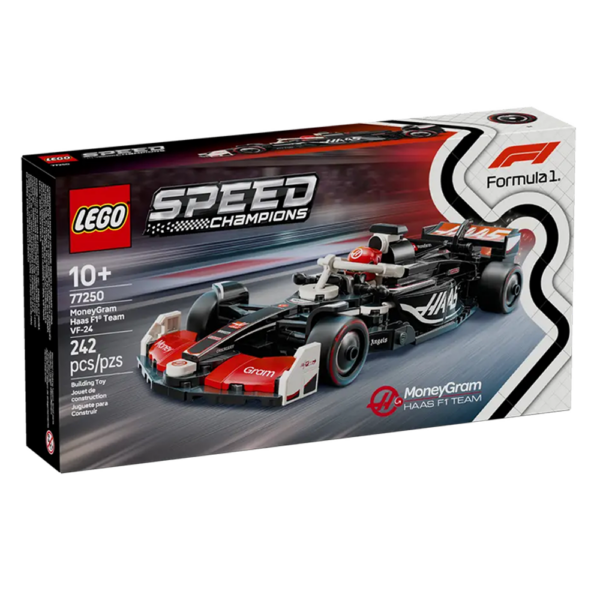 LEGO Speed Champions – Carro de Corrida MoneyGram Haas F1 Team VF-24 77250 Autobrinca Online