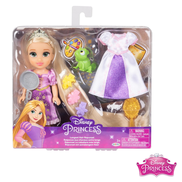 Disney Princesas Boneca Rapunzel Cabelo Longo 15cm Autobrinca Online