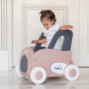 Andador Kikkaboo Trolie 4 em 1 Rosa Autobrinca Online